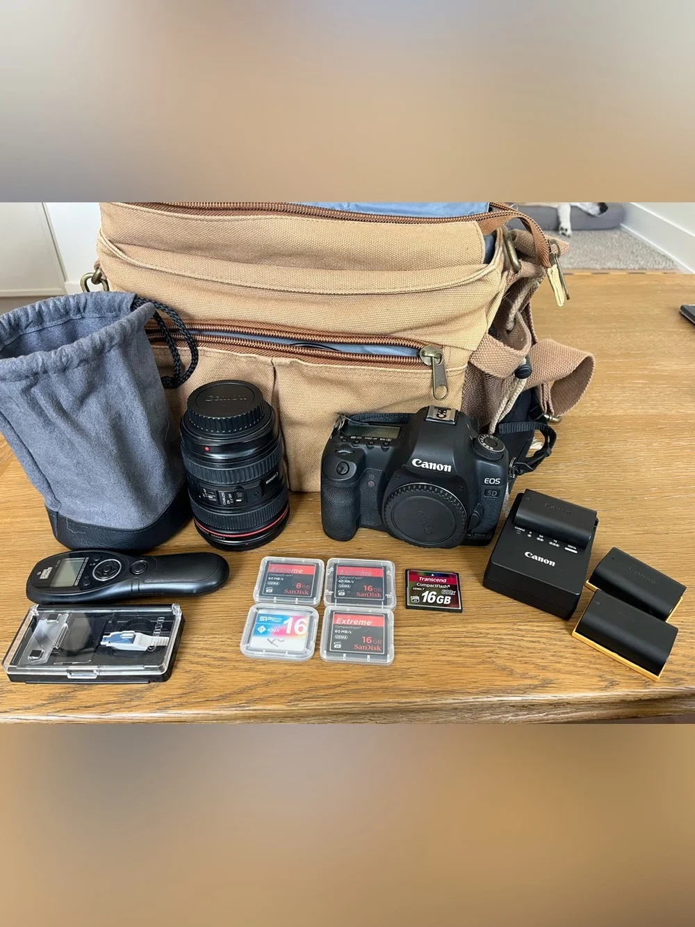 Canon 5D Mark II with 24-105mm L Lens